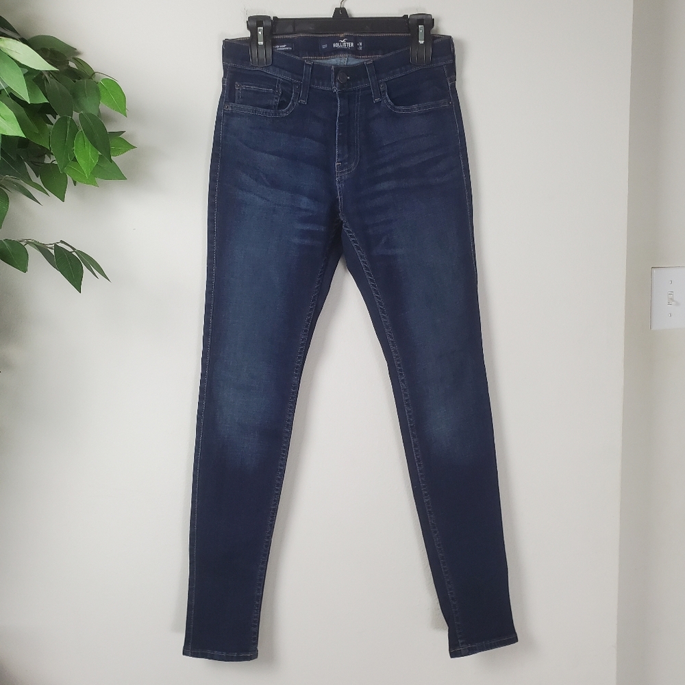 Hollister Super Skinny Advanced Stretch Blue Denim Jeans Men's Size 30 X 32